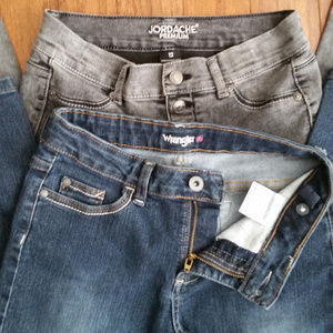 Girls Jeans Size 12 - Jordache & Wrangler